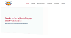 Desktop Screenshot of dickies-nederland.nl