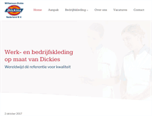 Tablet Screenshot of dickies-nederland.nl